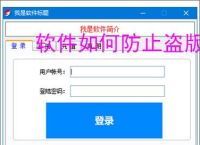 软件如何防止盗版